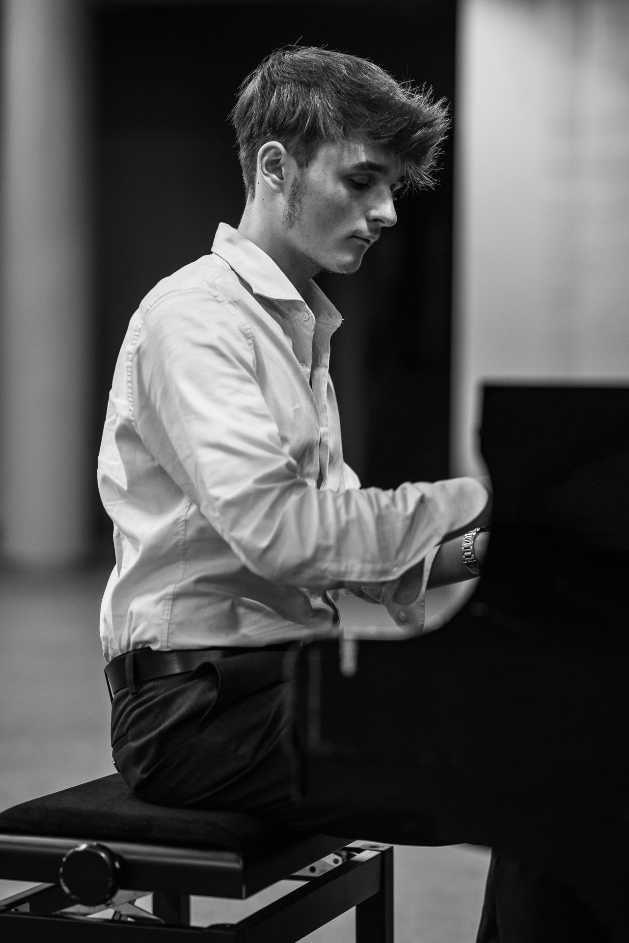 François Moriau au piano